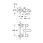 Grohe Costa S - Mitigeur de baignoire, chrome 25483001