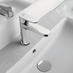 Ideal Standard Cerafine O - Mitigeur de lavabo avec vidage, BlueStart, chrome BC702AA