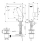 Ideal Standard Cerafine O - Mitigeur de lavabo avec vidage, chrome BC497AA