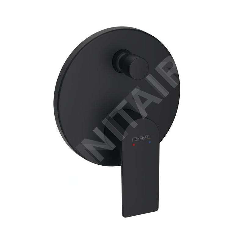 Hansgrohe Rebris E - Mitigeur de baignoire encastré, noir mat 72468670