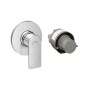Hansgrohe Rebris E - Mitigeur de douche encastré, avec corps, chrome 72658000
