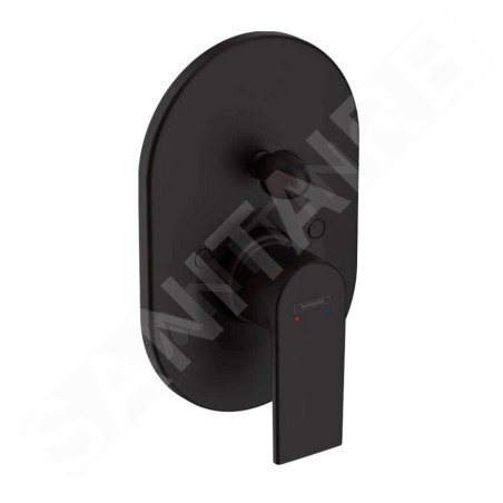 Hansgrohe Vernis Shape - Mitigeur de baignoire encastré, avec corps d’encastrement, noir mat 71472670