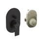 Hansgrohe Vernis Shape - Mitigeur de baignoire encastré, avec corps d’encastrement, noir mat 71472670