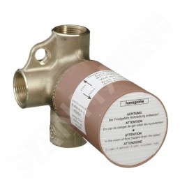 Hansgrohe Trio/Quattro - Corps d’encastrement pour vanne d’arrêt / inverseur encastré 15981180