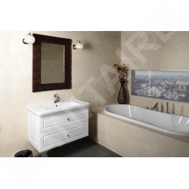Sapho Robinetterie - Mitigeur thermostatique pour montage sur bord de baignoire, installation 4 trous, chrome TH101