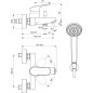 Ideal Standard CeraFlex - Mitigeur de baignoire mural, chrome B1722AA