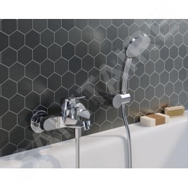 Ideal Standard CeraFlex - Mitigeur de baignoire mural, chrome B1722AA