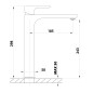 Sapho Spy - Mitigeur de lavabo, haut, chrome PY07