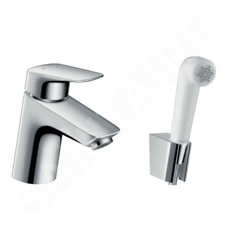Hansgrohe Logis - Mitigeur de lavabo avec douchette de bidet, chrome 71290000