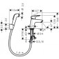 Hansgrohe Logis - Mitigeur de lavabo avec douchette de bidet, chrome 71290000