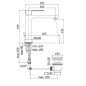 Paffoni Effe - Mitigeur de lavabo Medium avec vidage, chrome EF073CR