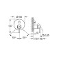 Grohe Plus - Mitigeur à encastrer pour 3 sorties, chrome 24093003
