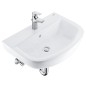 Grohe Bau Ceramic - Set de lavabo et mitigeur de lavabo avec bonde, blanc alpin/chrome 39472000 Grohe Bau Ceramic - Set de lavabo et mitigeur de lavabo avec bonde, blanc alpin/chrome 39472000