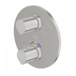 Steinberg 100 - Mitigeur thermostatique encastré pour 2 appareils, nickel brossé 100 4133 3 BN
