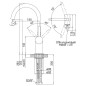 Steinberg 100 - Mitigeur de lavabo, chrome 100 1510