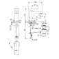 Ideal Standard Edge - Mitigeur de lavabo Slim Piccolo avec vidage, BlueStart, chrome A7267AA