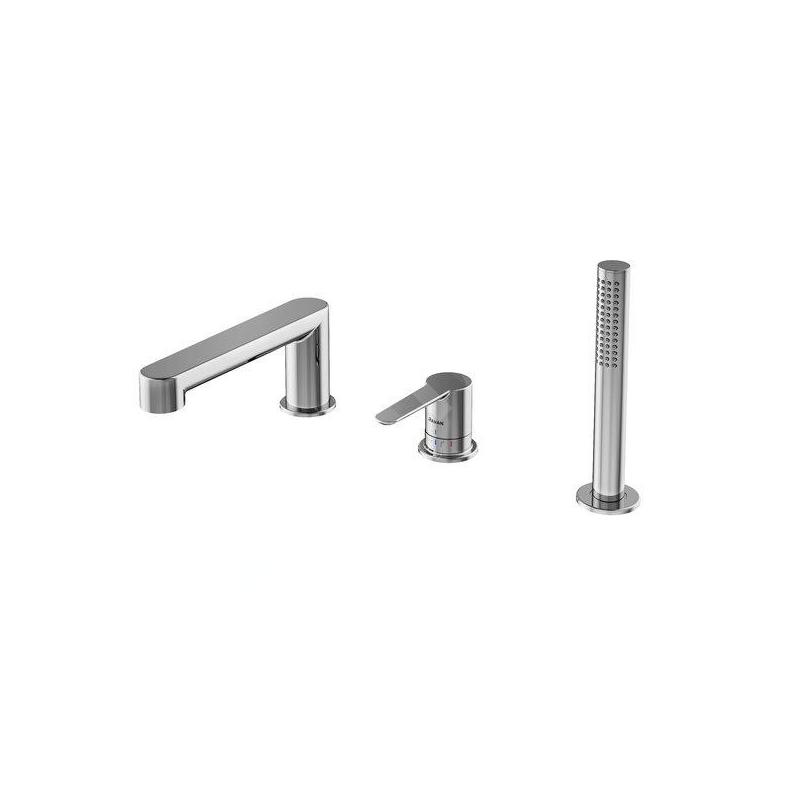 Ravak Puri - Mitigeur pour rebord de baignoire PU 026.00, 3 trous, chrome X070142 Ravak Puri - Mitigeur pour rebord de baignoire PU 026.00, 3 trous, chrome X070142