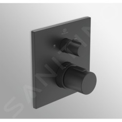 Ideal Standard CeraTherm - Mitigeur de bain thermostatique encastré, noir A7522XG