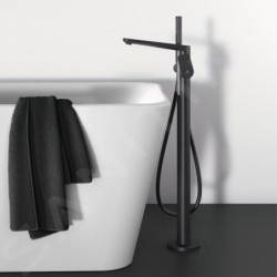 Ideal Standard Tonic II - Mitigeur de baignoire au sol, noir A6347XG