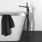 Ideal Standard Tonic II - Mitigeur de baignoire au sol, noir A6347XG