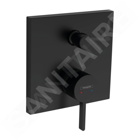 Hansgrohe Finoris - Mitigeur de baignoire encastré, 2 sorties, noir mat 76416670