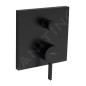 Hansgrohe Finoris - Mitigeur de baignoire encastré, 2 sorties, noir mat 76416670