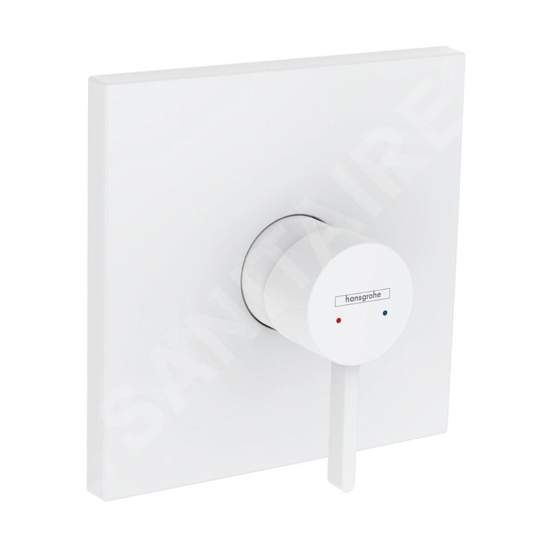 Hansgrohe Finoris - Mitigeur de douche encastré, 1 sortie, blanc mat 76615700