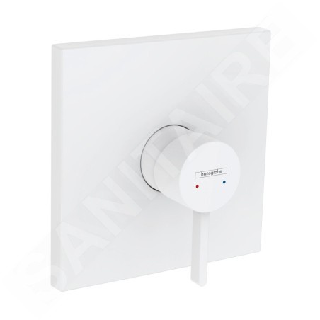 Hansgrohe Finoris - Mitigeur de douche encastré, 1 sortie, blanc mat 76615700