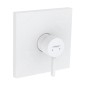 Hansgrohe Finoris - Mitigeur de douche encastré, 1 sortie, blanc mat 76615700