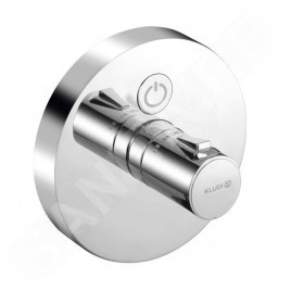 Kludi Push - Mitigeur de douche thermostatique encastré, pour 1 sortie, chrome 389020538