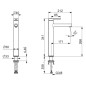 Hansa Designo - Mitigeur de lavabo Style, chrome 51692293