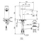 Ideal Standard Connect Air - Mitigeur de lavabo avec vidage, Brushed Gold A7021A2
