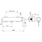 Hansa Loft - Mitigeur de douche, chrome 57710173