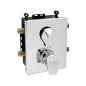 Novaservis Metalia 57 - Mitigeur thermostatique à encastrer pour 2 sorties avec corps d’encastrement, chrome BOX57052RT,0 Novaservis Metalia 57 - Mitigeur thermostatique à encastrer pour 2 sorties avec corps d’encastrement, chrome BOX57052RT,0