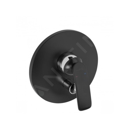Kludi Balance - Mitigeur à encastrer pour 2 sorties, noir mat/chrome 526508775