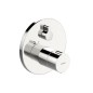 Hansa Home - Mitigeur thermostatique de baignoire encastré, avec 2 vannes d'arrêt, chrome 88629045
