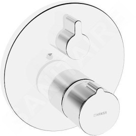 Hansa Home - Mitigeur thermostatique de baignoire encastré, avec 2 vannes d'arrêt, chrome 88629045