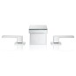 Axor MyEdition - Mitigeur de lavabo, avec garniture de vidage Push-Open, 3 trous chrome/verre mirroir 47050000