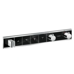 Hansgrohe RainSelect - Robinet encastré avec 4 fonctions, noir/chrome 15357600