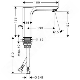 Axor Urquiola - Mitigeur de lavabo, chrome 11020000