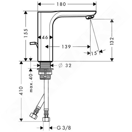 Axor Urquiola - Mitigeur de lavabo, chrome 11020000