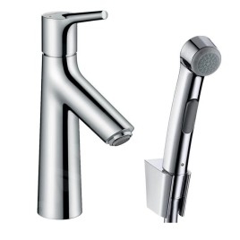 Hansgrohe Talis S - Mitigeur pour lavabo avec douchette Bidette, chrome 72290000