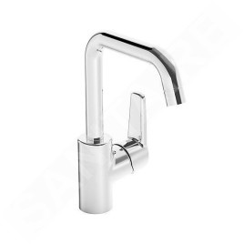 Hansa Polo - Mitigeur de lavabo, levier latéral, chrome 51542293