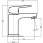 Novaservis Titania Cosmos - Mitigeur de lavabo avec bonde Click-Clack, chrome 90203,0