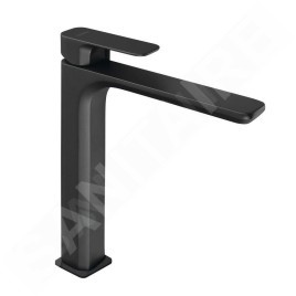 Sapho Spy - Mitigeur de lavabo sans bonde, noir mat PY07/15