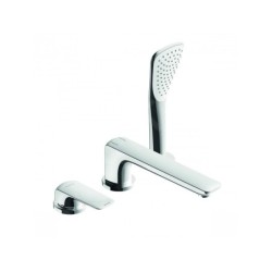 Kludi Ameo - Mitigeur pour montage sur bord de baignoire, installation 3 trous, chrome 414470575