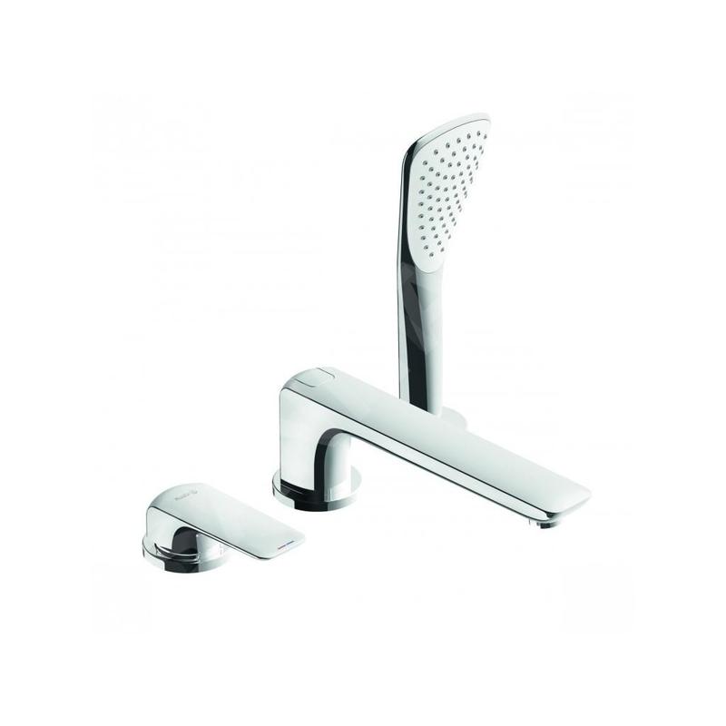 Kludi Ameo - Mitigeur pour montage sur bord de baignoire, installation 3 trous, chrome 414470575 Kludi Ameo - Mitigeur pour montage sur bord de baignoire, installation 3 trous, chrome 414470575