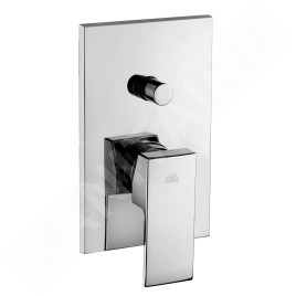 Paffoni Elle - Mitigeur de douche encastré avec inverseur et corps d’encastrement, chrome EL015CR
