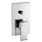 Paffoni Elle - Mitigeur de douche encastré avec inverseur et corps d’encastrement, chrome EL015CR