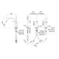 Paffoni Tango - Mitigeur de baignoire, installation 3 trous, chrome TA040CR